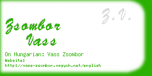 zsombor vass business card